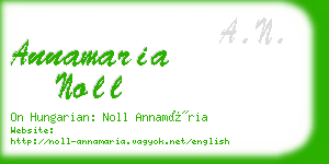 annamaria noll business card